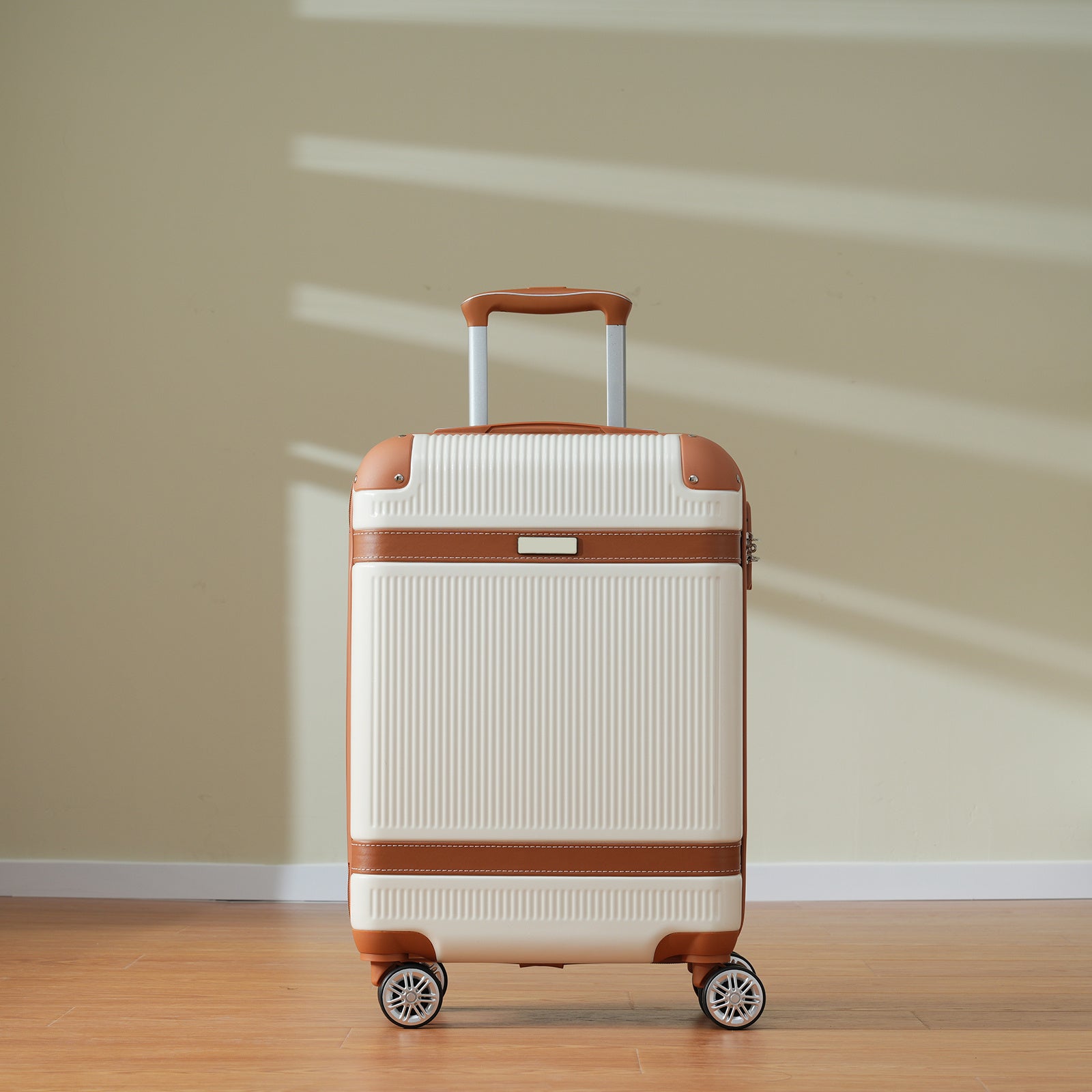 Hardshell Luggage Sets 3 Piece Carry-on Suitcase Double Spinner Wheels With TSA Lock - My Store