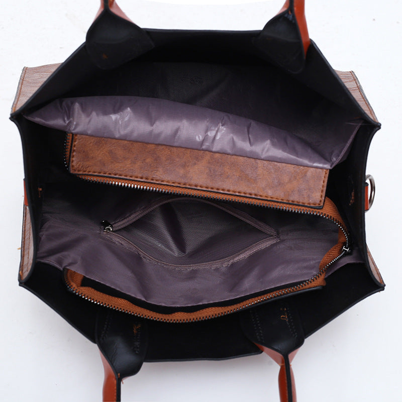 Three-piece Women's Bag European And American Fashion Retro - My Store