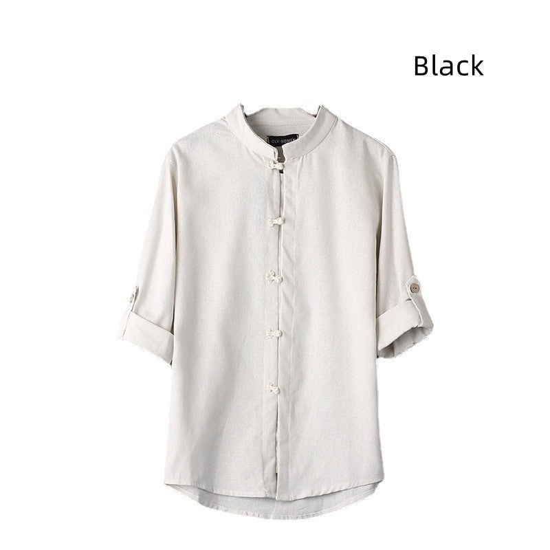 Men's Linen Vintage Plus Size Shirt - My Store