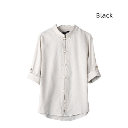 Men's Linen Vintage Plus Size Shirt - My Store