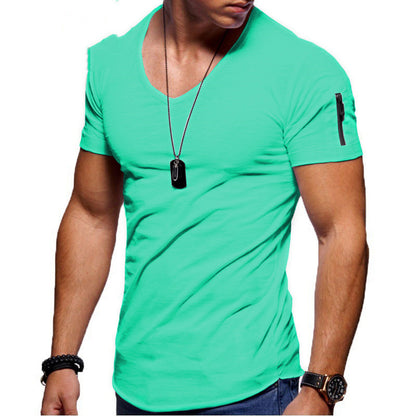 Men's Short Sleeve Cotton Casual T-shirt - My Store
