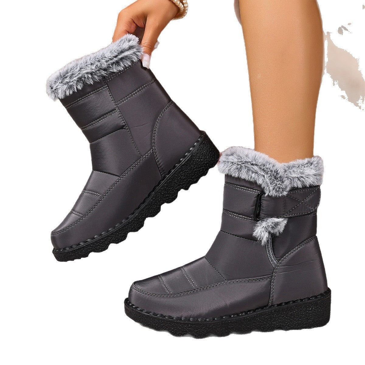 Women's Snow Boots Plus Size Wear-resistant Comfortable Warm Boots - My Store