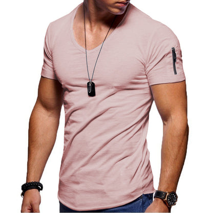 Men's Short Sleeve Cotton Casual T-shirt - My Store