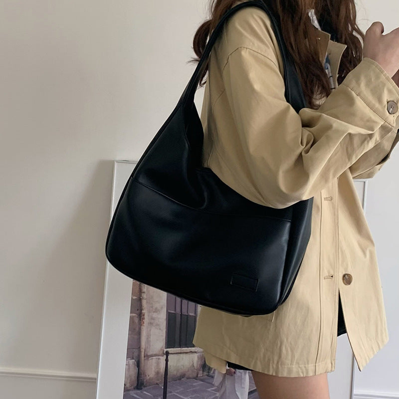 Fashion Tote Bag Large Capacity Casual Shoulder Bag Women's Commuting Handbag College Student - My Store