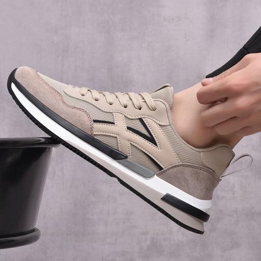 Leather Comfortable Breathable Casual Sneaker - My Store