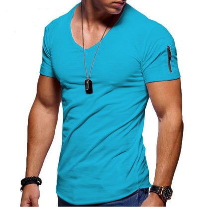 Men's Short Sleeve Cotton Casual T-shirt - My Store