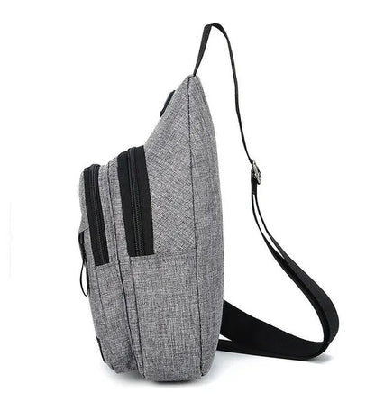 Men Women Sling Bag Chest Fanny Packs Cross Body Travel Sports Shoulder Backpack - My Store