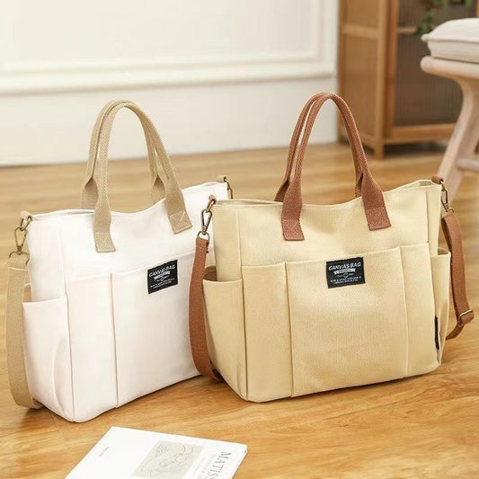 Large Capacity Shoulder Canvas Bag, Commuting Hand Bag - My Store