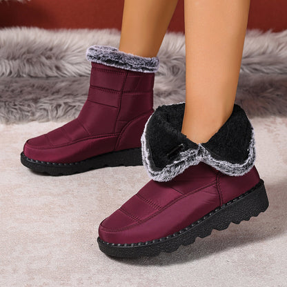 Women's Snow Boots Plus Size Wear-resistant Comfortable Warm Boots - My Store