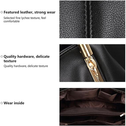 Women's Tote Bag Bags, Large Leather Shoulder Bag Purse Top Handle Hobo Handbag - My Store