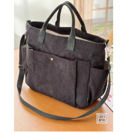 Large Capacity Shoulder Canvas Bag, Commuting Hand Bag - My Store